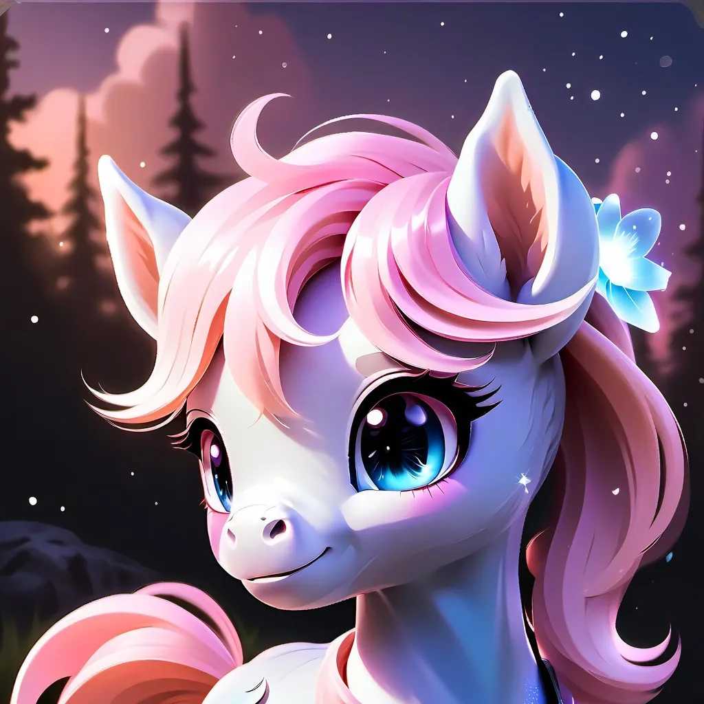 chat with ai character: wild fluffy ponys