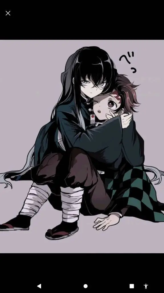 ai character: muichiro x tanjiro background
