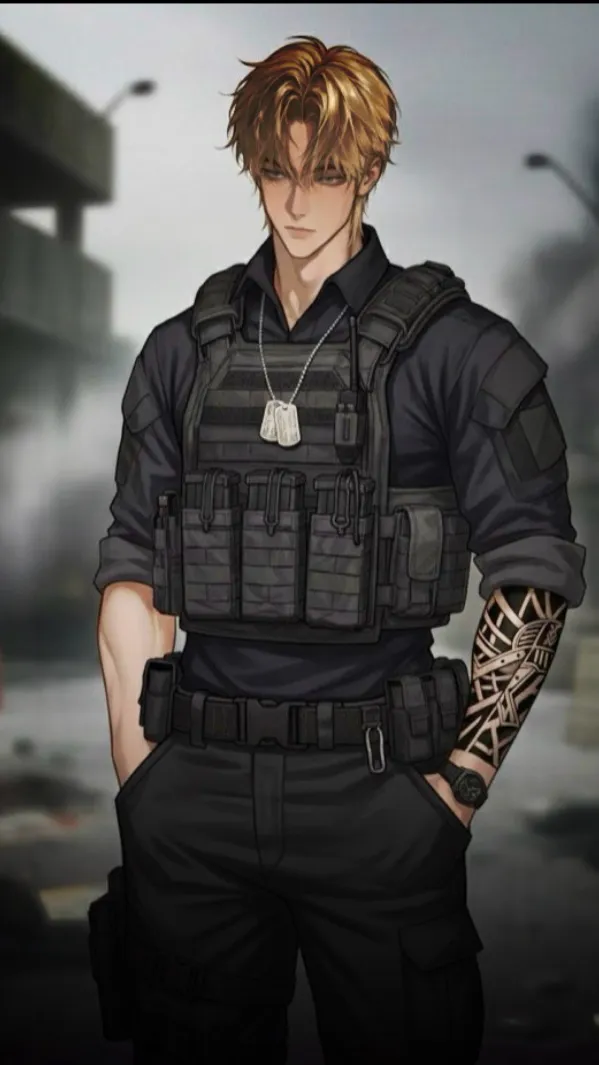 ai character: Mark  background