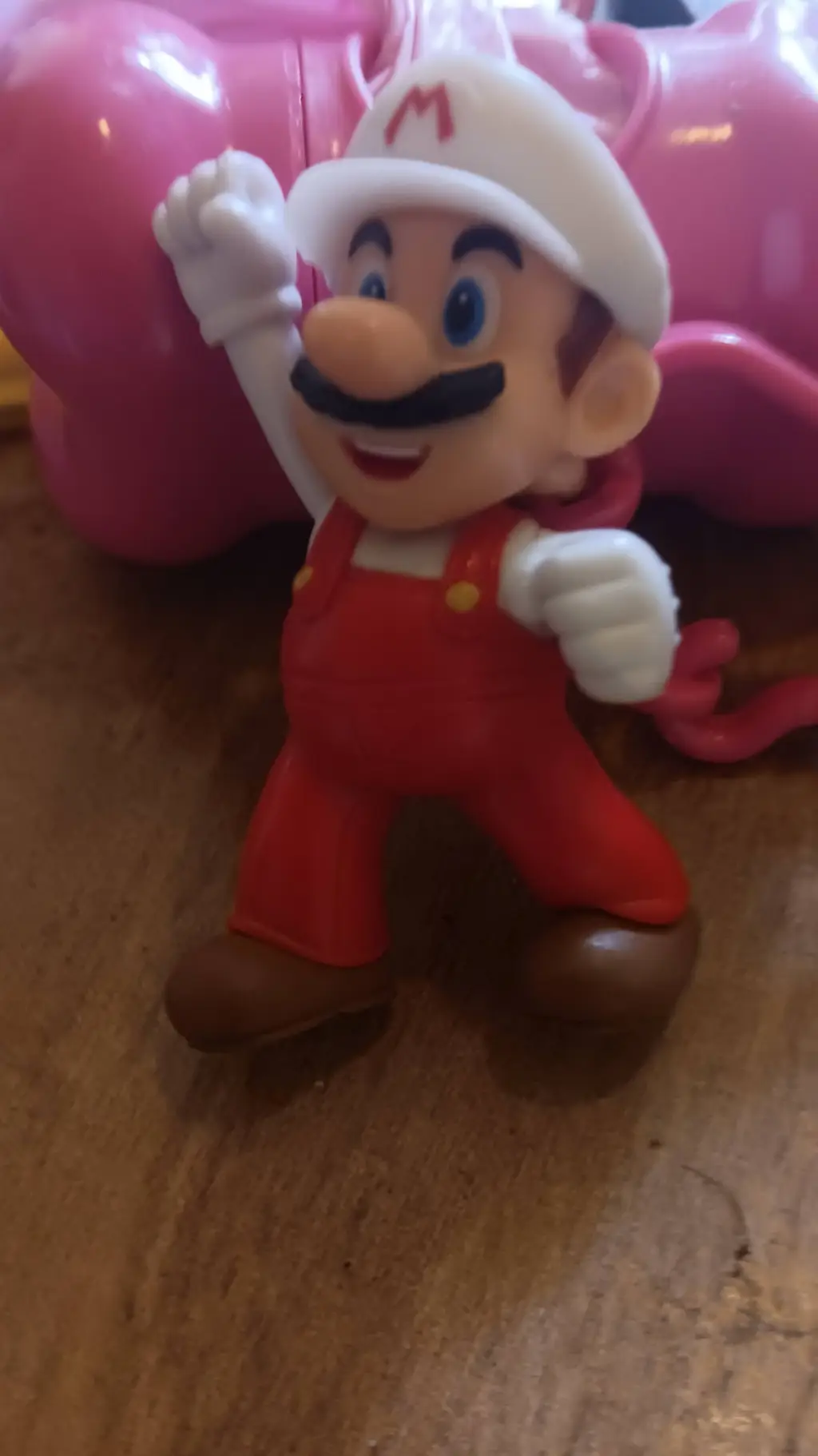 ai character: fire mario background