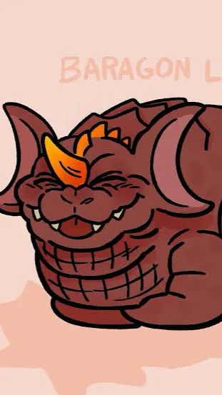 ai character: baragon background