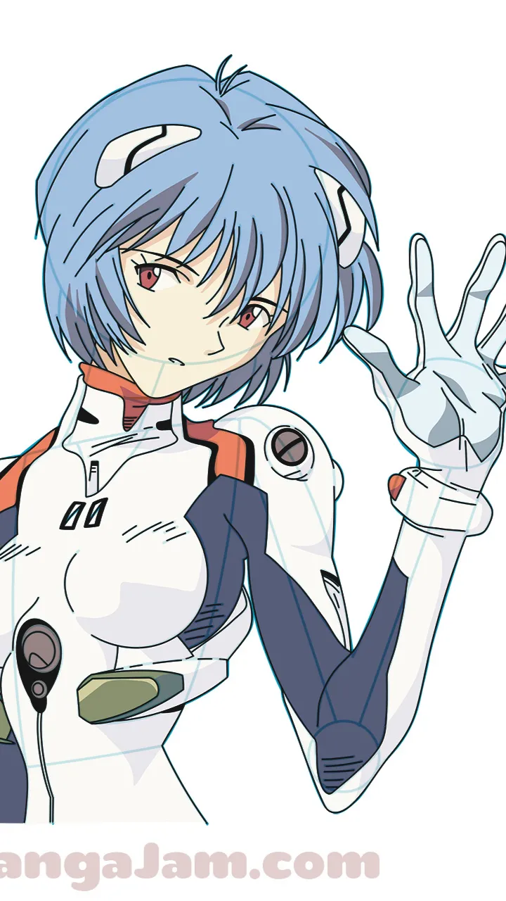 ai character: Rei ayanami background