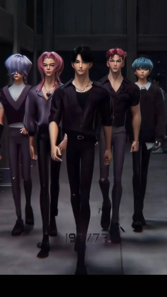 ai character: Saja boys  background