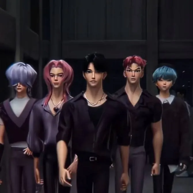 chat with ai character: Saja boys 