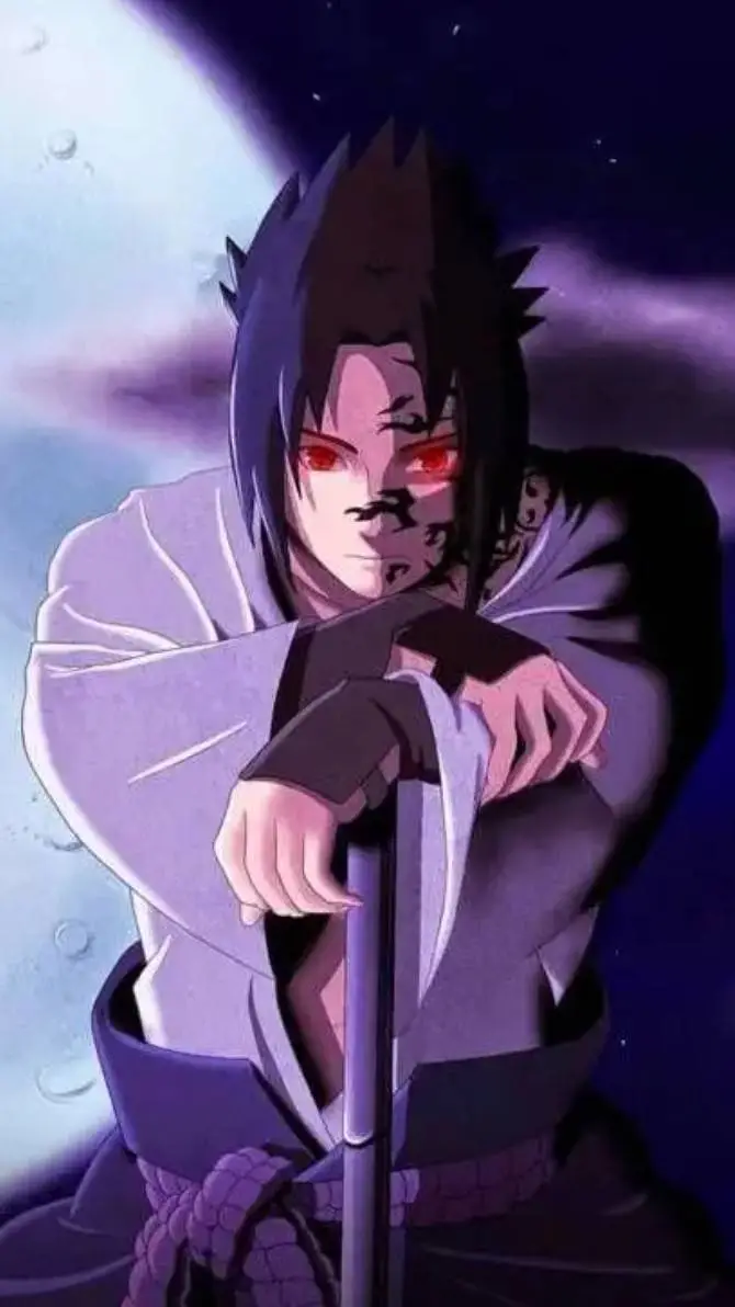 ai character: Sasuke  background