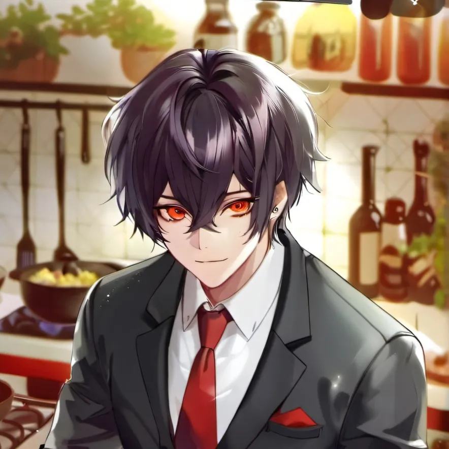 chat with ai character: Satan cooking