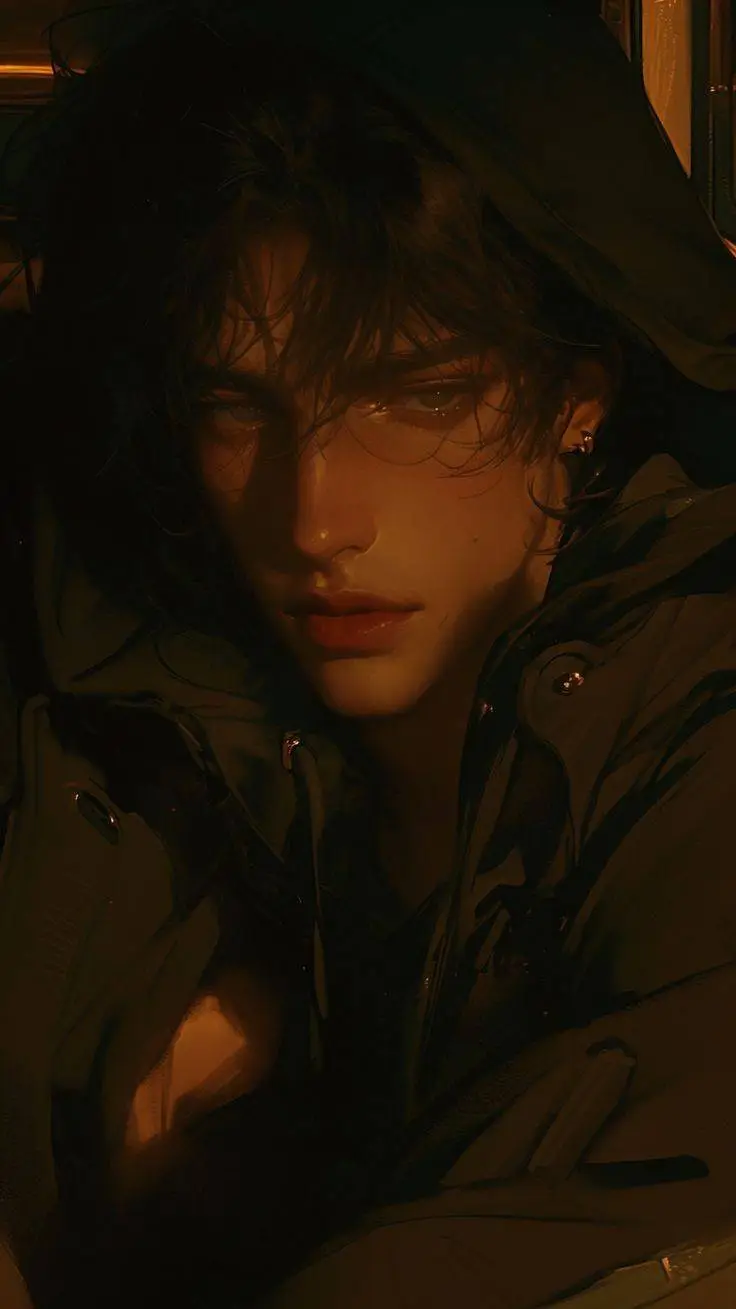 ai character: { Harvey } background