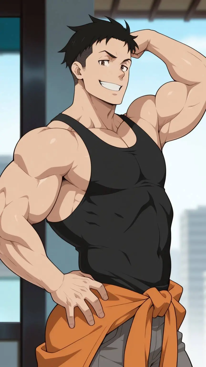 ai character: Akitaru Obi background