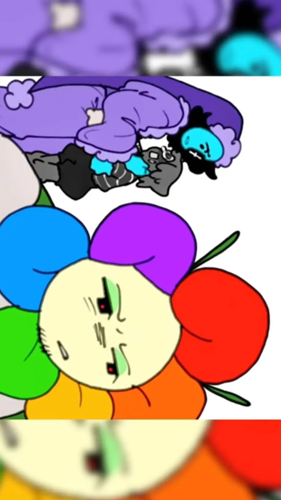 ai character: astro dandy blot background