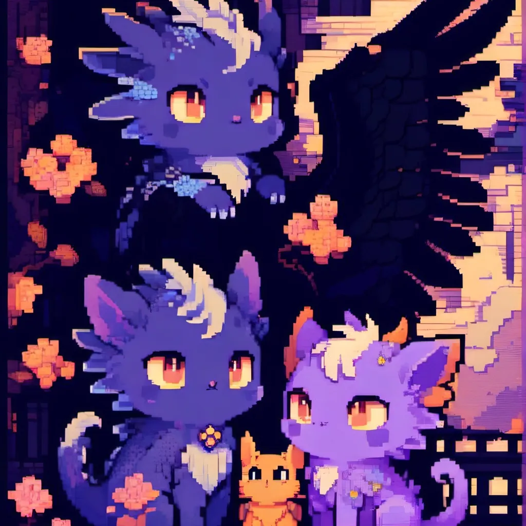 chat with ai character: wings of cats