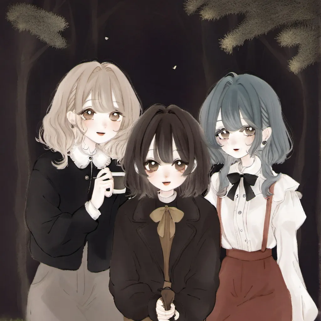 chat with ai character: Three girls