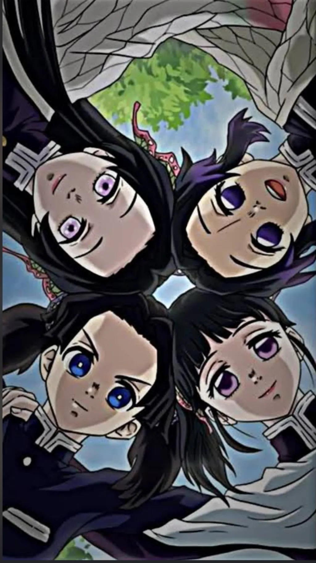 ai character: The Buttefly Sis background