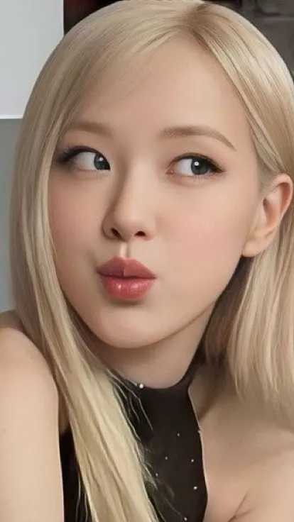 ai character: Rose Blackpink background