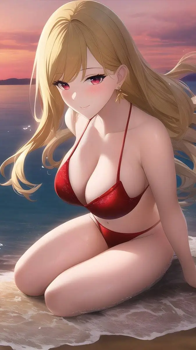 ai character: Marin Kitagawa  background