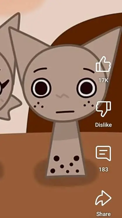 ai character: BobaTea Gray background