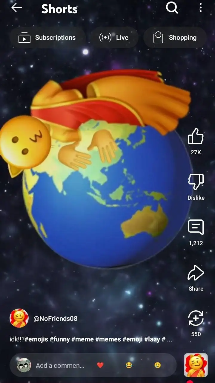ai character: NoFriends08 (YT) background