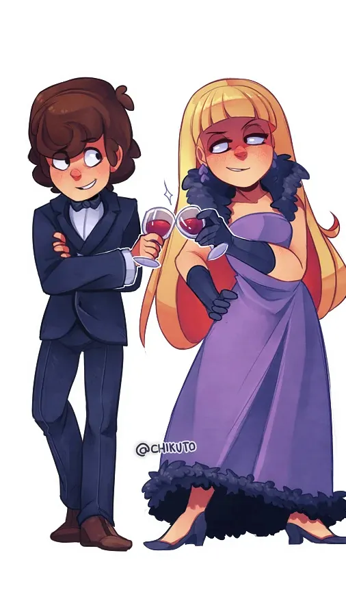 ai character: Pacifica X dipper background