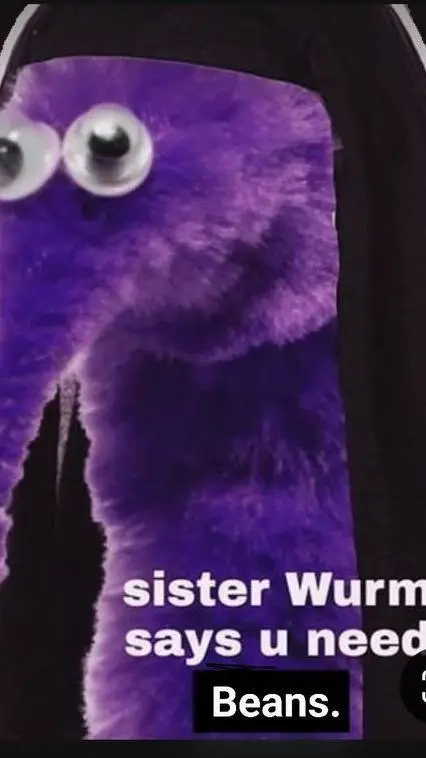 ai character: Worm on string background