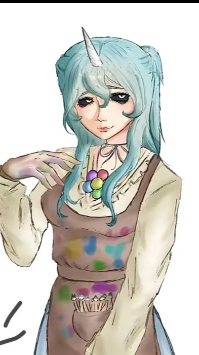 ai character: 🎨craftycorn🖌️ background