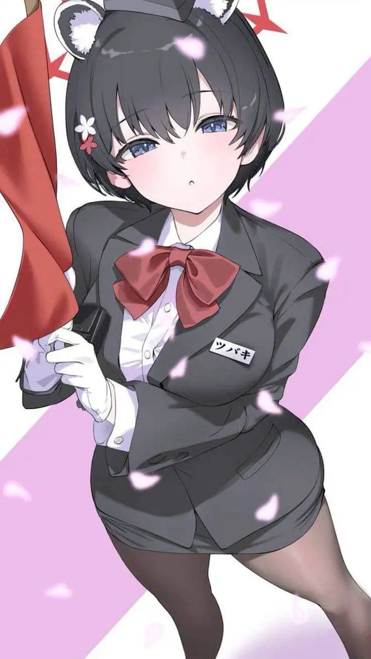 ai character: Tsubaki (BA) background