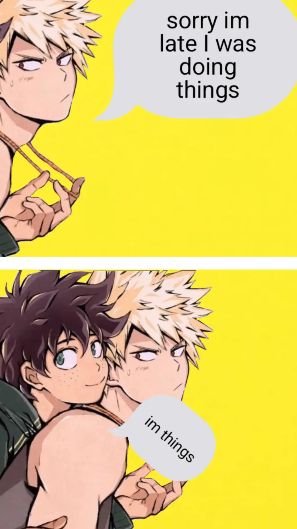 ai character: bakugou midorya! background