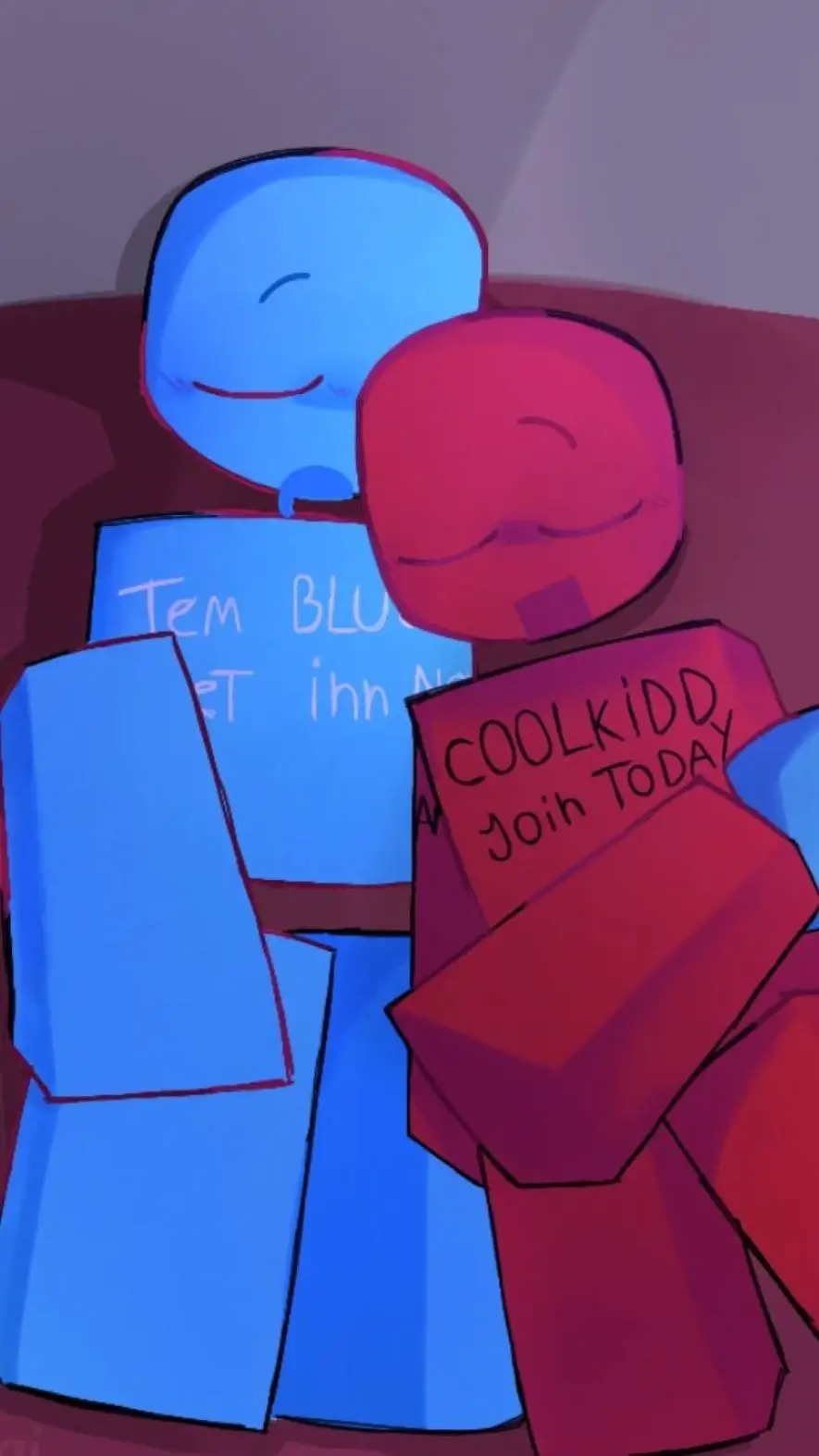ai character: BLUUKIDD/C00LDUD  background