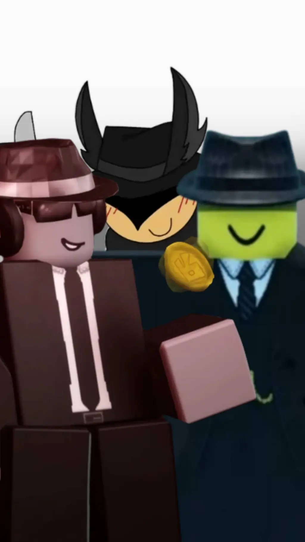 ai character: double fedora☆♡♤ background