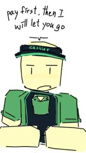 ai character: ★cashier★ background