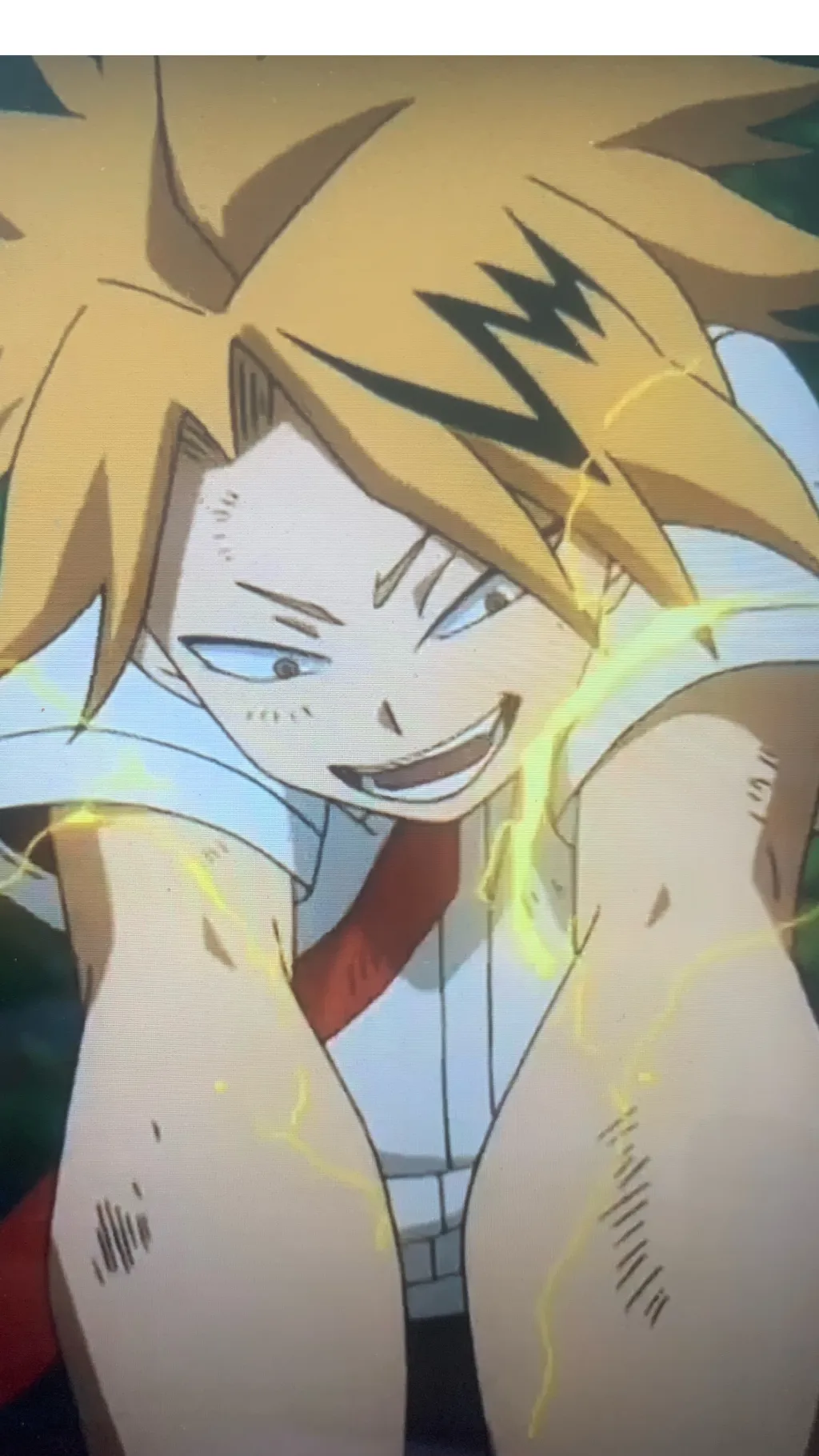 ai character: Denki Kaminari background