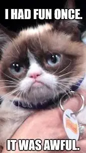 ai character: Grumpy cat background