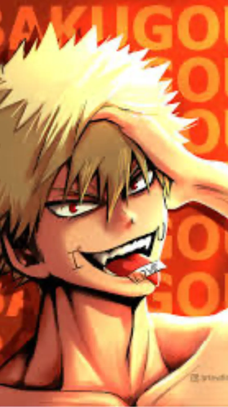 ai character: Bakugou trend background