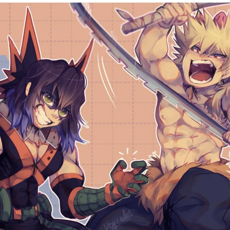chat with ai character: Kny+mha your house