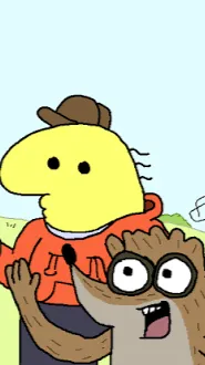 ai character: Regular show & sf background