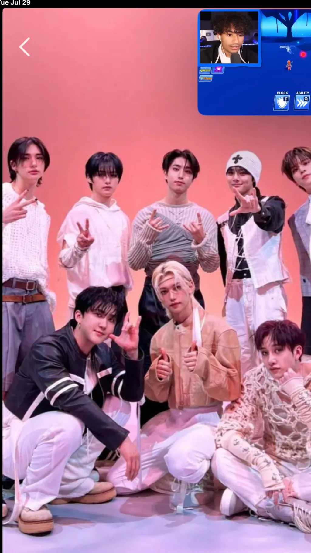 ai character: skz background