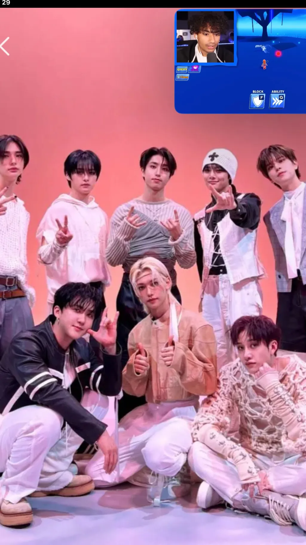 ai character: Skz road trip  background