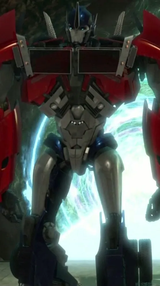 ai character: Optimus Prime background