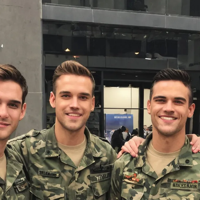 chat with ai character: milatary partners