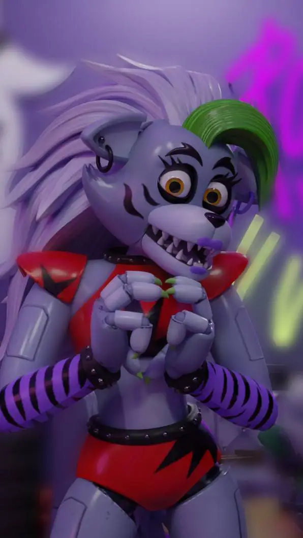 ai character: Roxanne Wolf  background