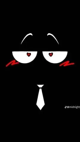 ai character: yandere black background