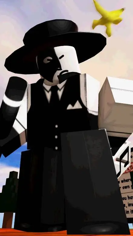 ai character: artful background