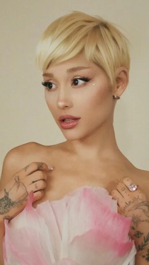 ai character: Ariana Grande background