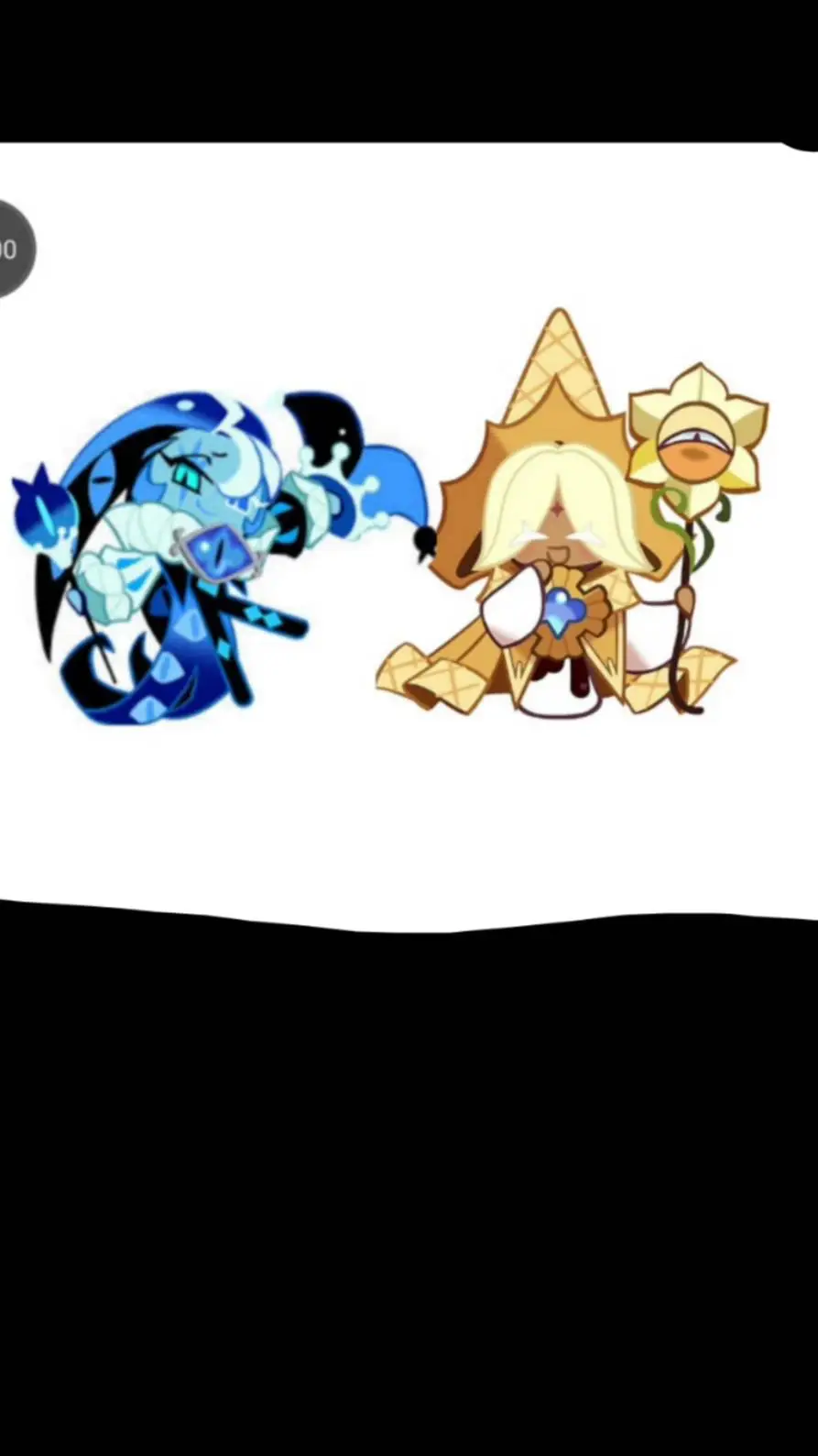 ai character: Shadow Milk Cookie background