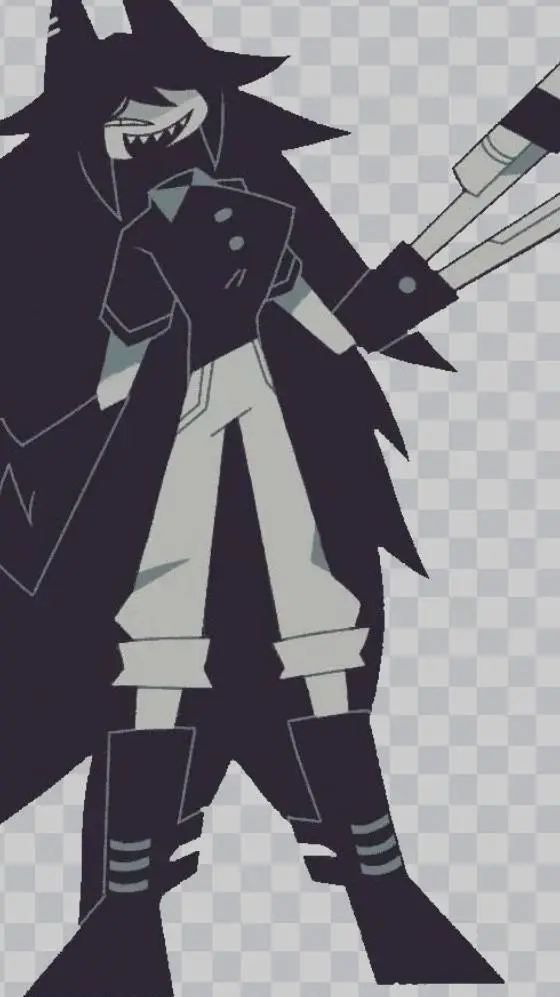 ai character: Miss circle background