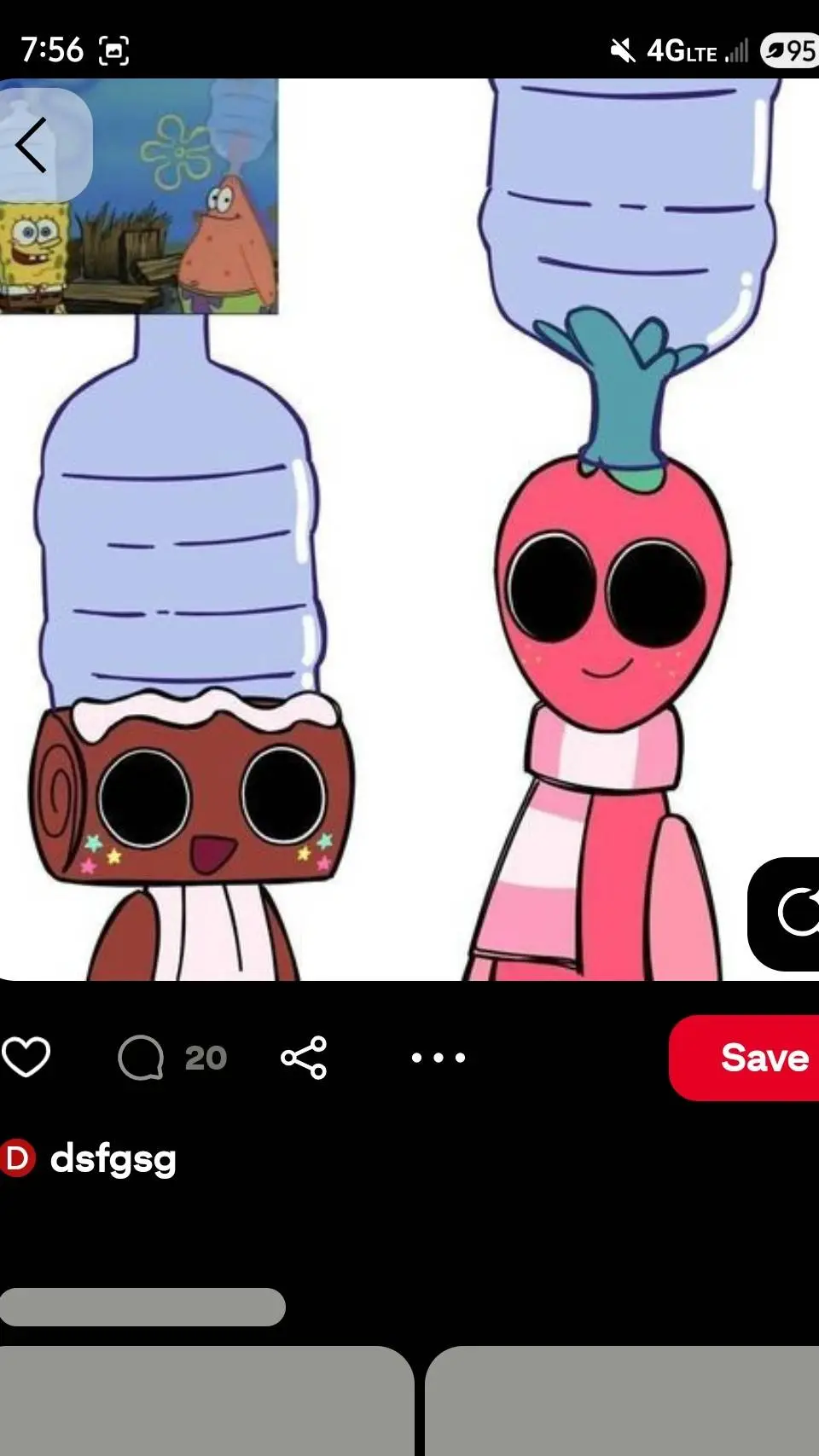 ai character: Sprout and Cosmo  background