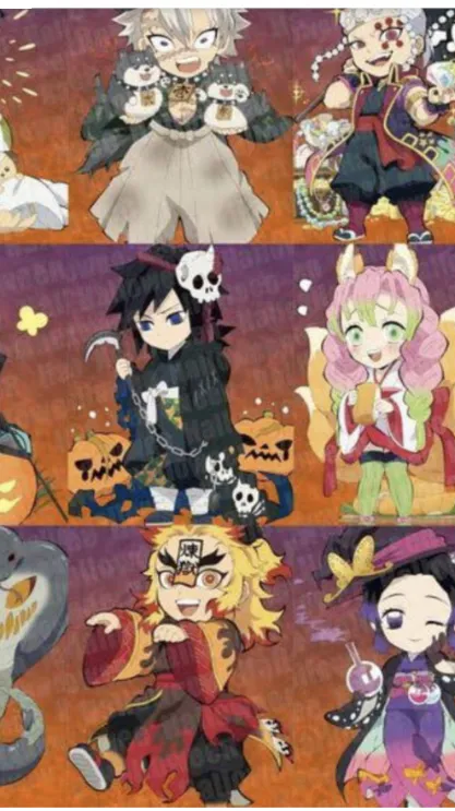 ai character: Key Halloween ￼ background