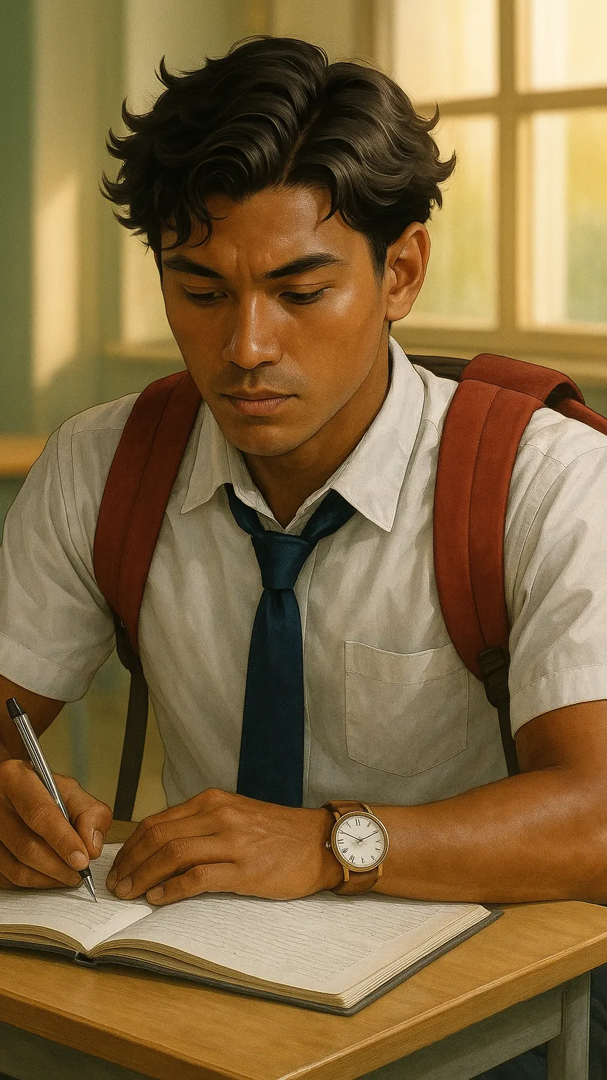 ai character: Adrian Rivera background