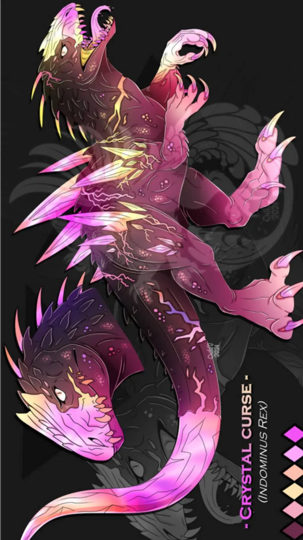 ai character: Crystal background