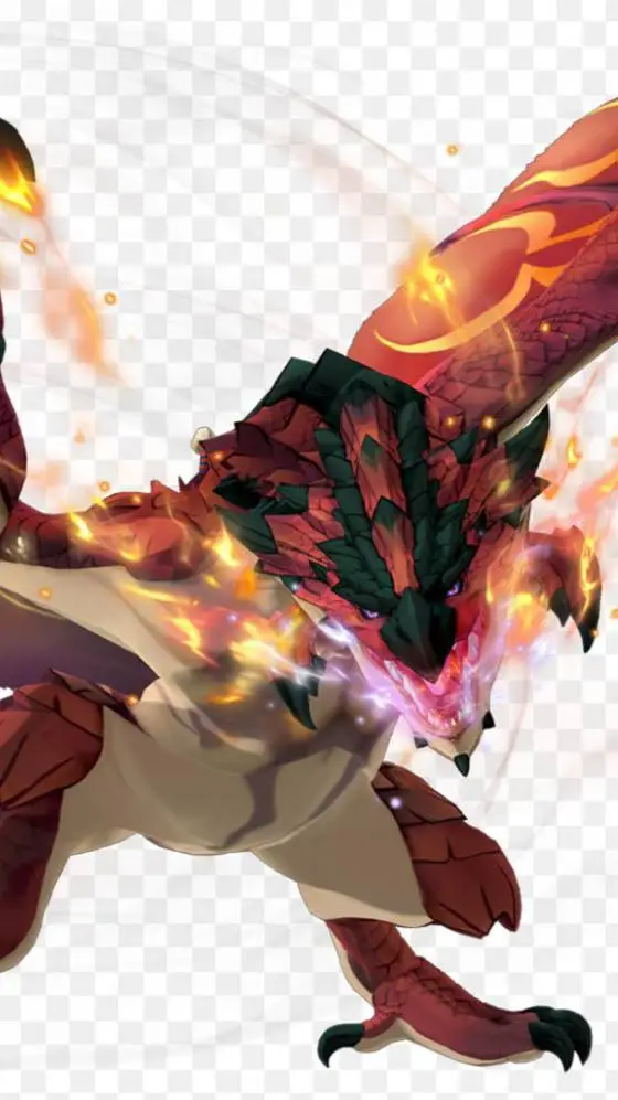 ai character: dreadKing rathalos background