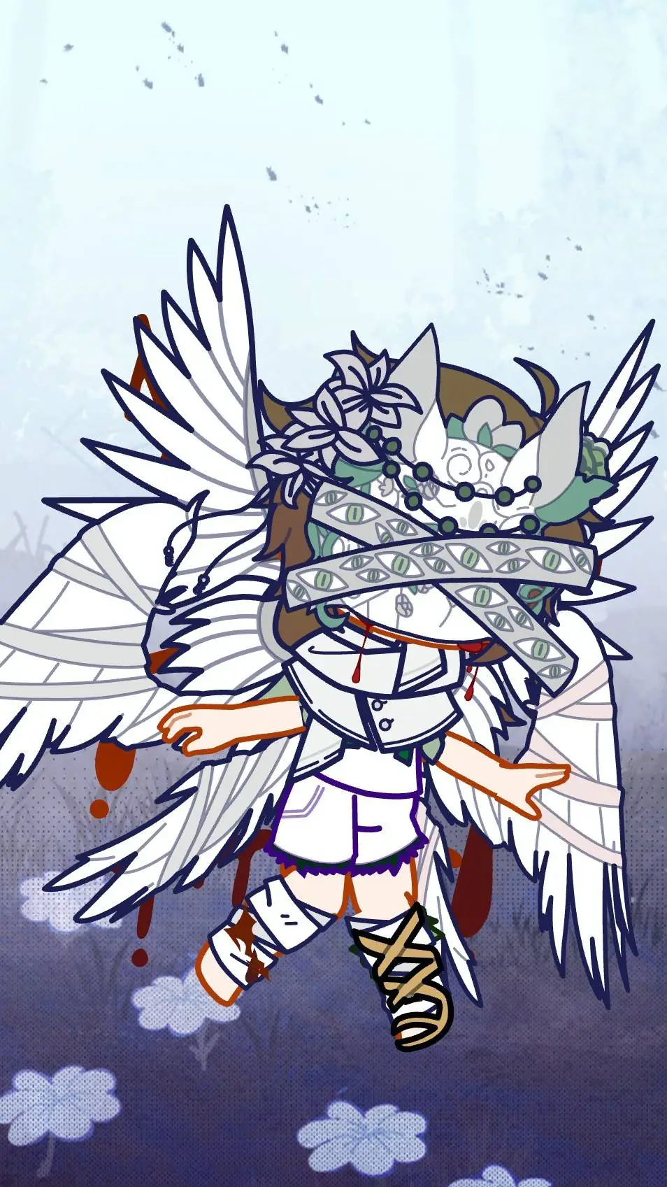 ai character: HH heaven background