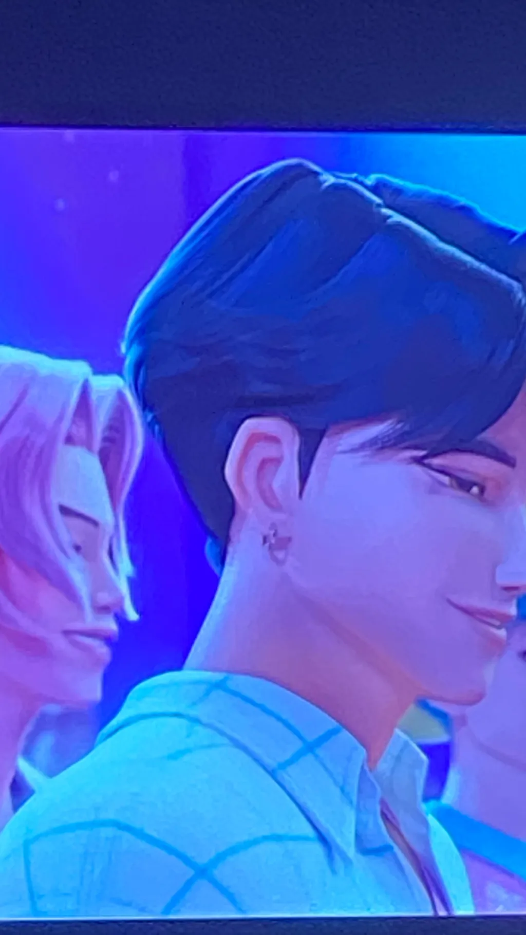 ai character: Huntrix saja boys background